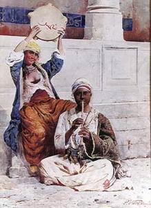 unknow artist Arab or Arabic people and life. Orientalism oil paintings  276